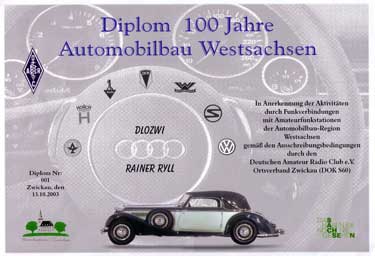 100 Jahre Automobilbau Westsachsen