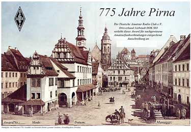 775 Jahrestages der Stadt Pirna