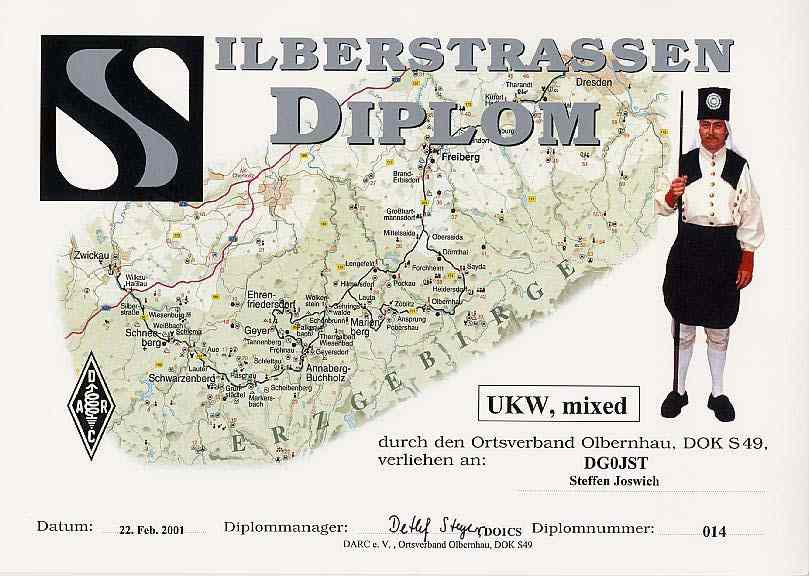 Silberstraßen Diplom